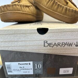 Bear Paw Moccasin Slipper Size 10